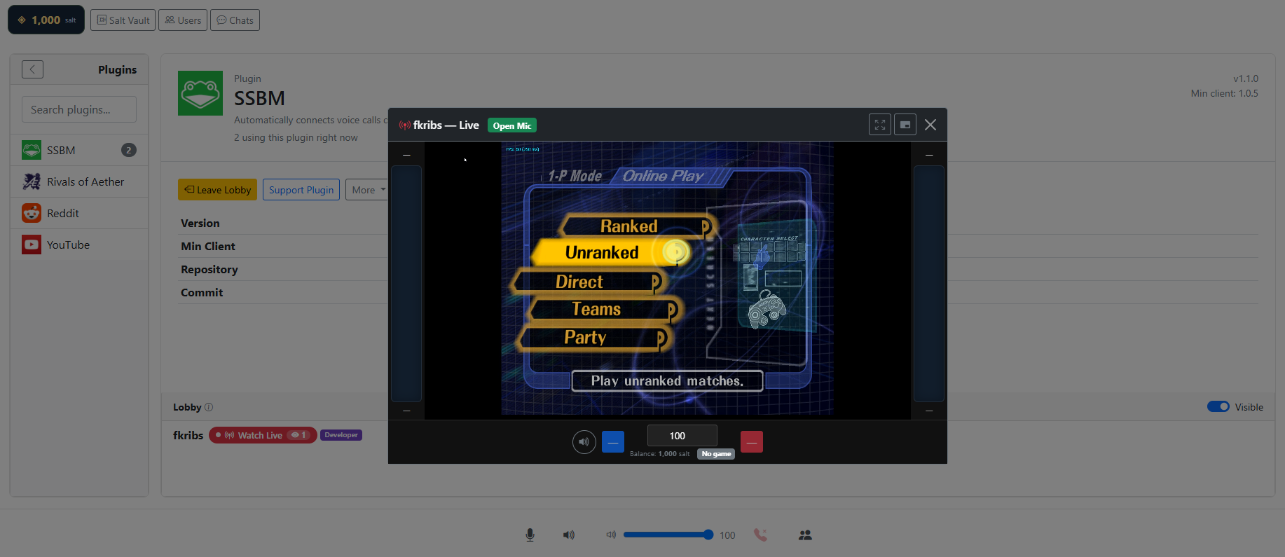 Saltshaker application screenshot 2